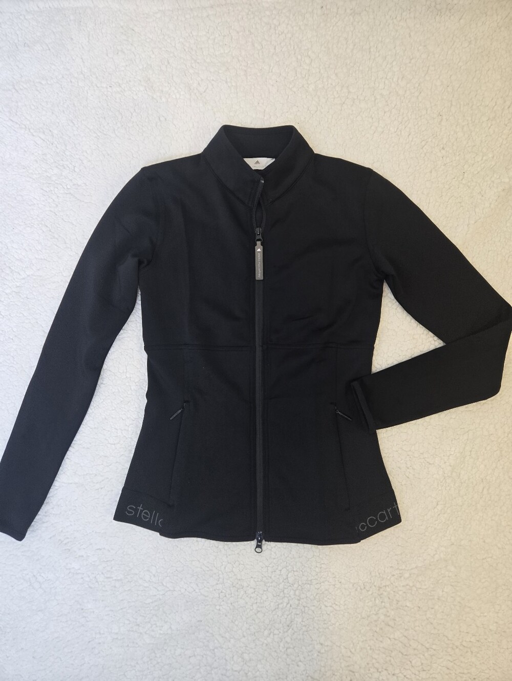 Adidas by Stella McCartney Track Jacket Climalite Zipper Pockets Small